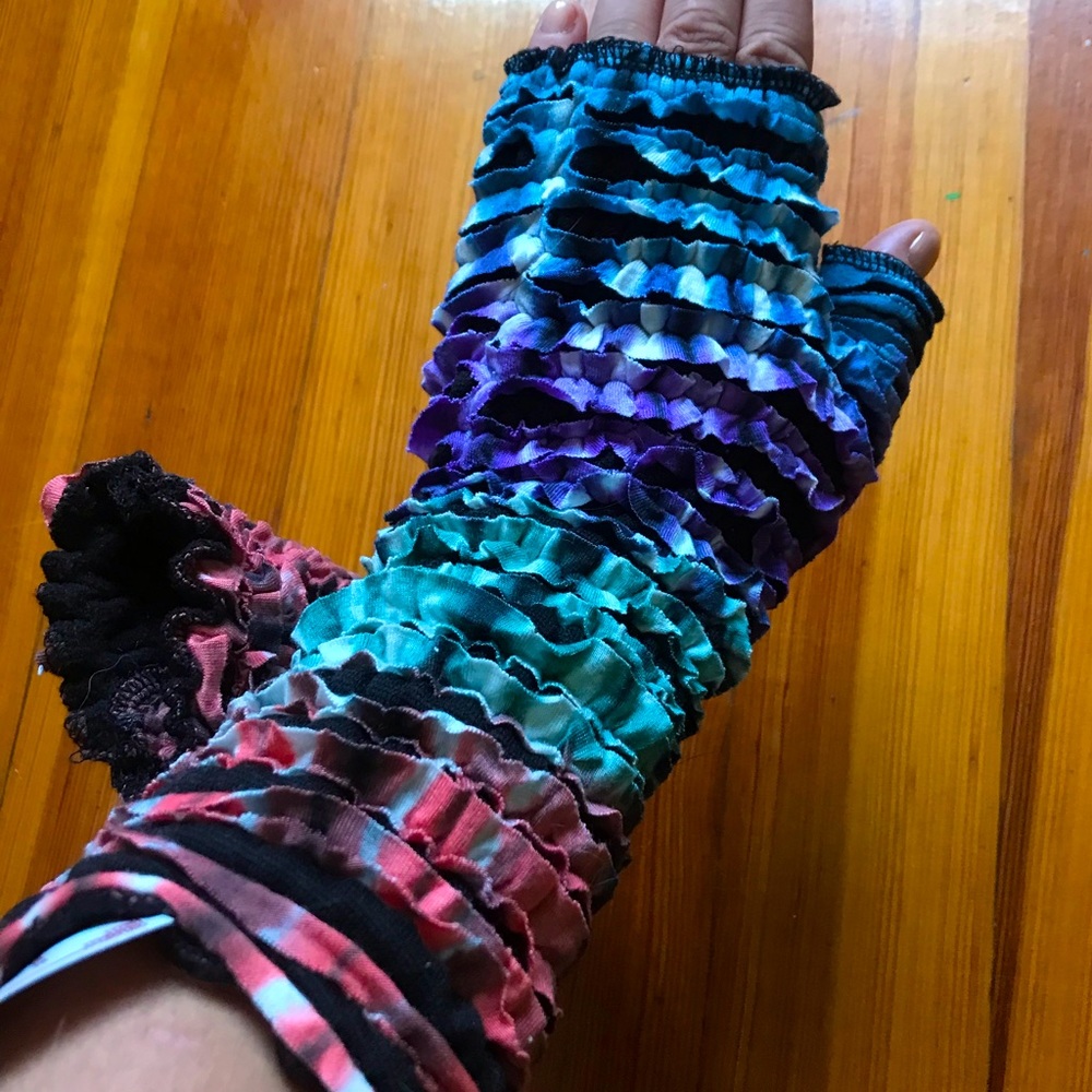 Fun and funky fingerless gloves